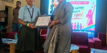 अंतर्राष्ट्रीय बालिका दिवस पर राउमावि आईजीएनपी कॉलोनी की छात्रा सीता चौधरी सम्मानित, शैक्षणिक उत्कृष्टता एवं बहुमुखी प्रतिभा को मिला सम्मान