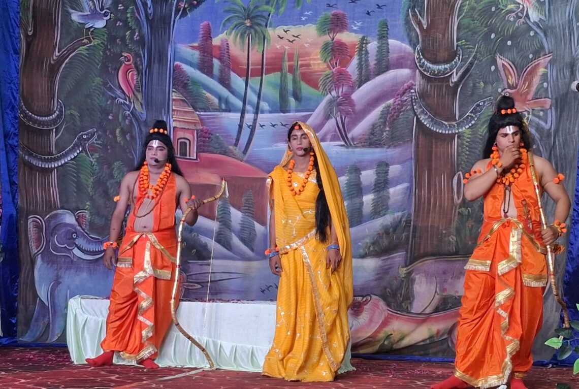 बीकानेर में रामलीला की छठी रात्रि में सीता हरण का भावपूर्ण मंचन, पंचवटी से लंका तक की लीला ने मोहा मन