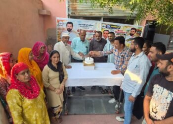 हर्षोल्लास से मनाया केन्द्रीय मंत्री चिराग पासवान का जन्मदिन