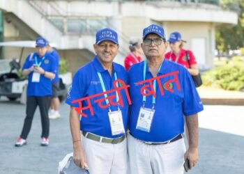 ताइवान में 61वीं अंतरराष्ट्रीय गोल्फ प्रतियोगिता में भारत को रजत, जीपी सिंह ने जीता कांस्य पदक